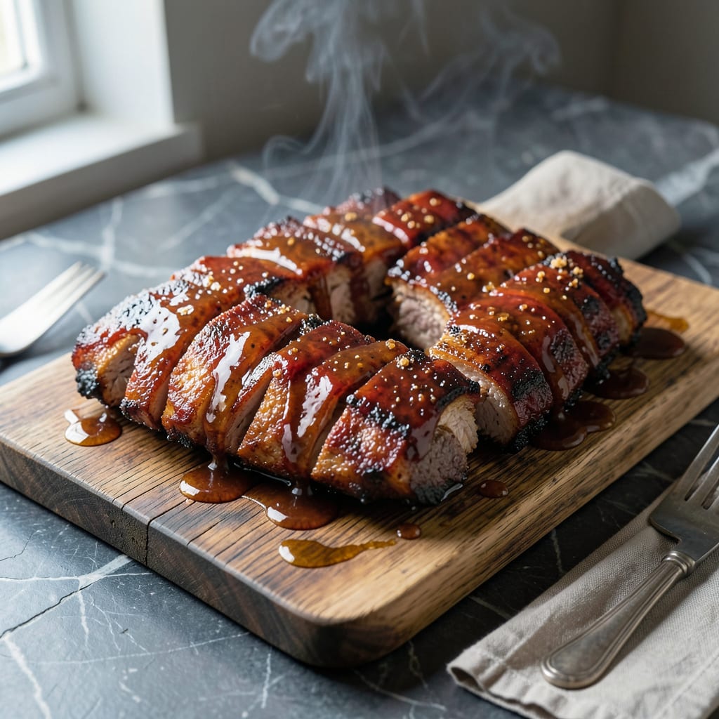 Visual representation of Homemade BBQ Sauce Recipe for Pork Ribs: Apple Cider Vinegar Brightness