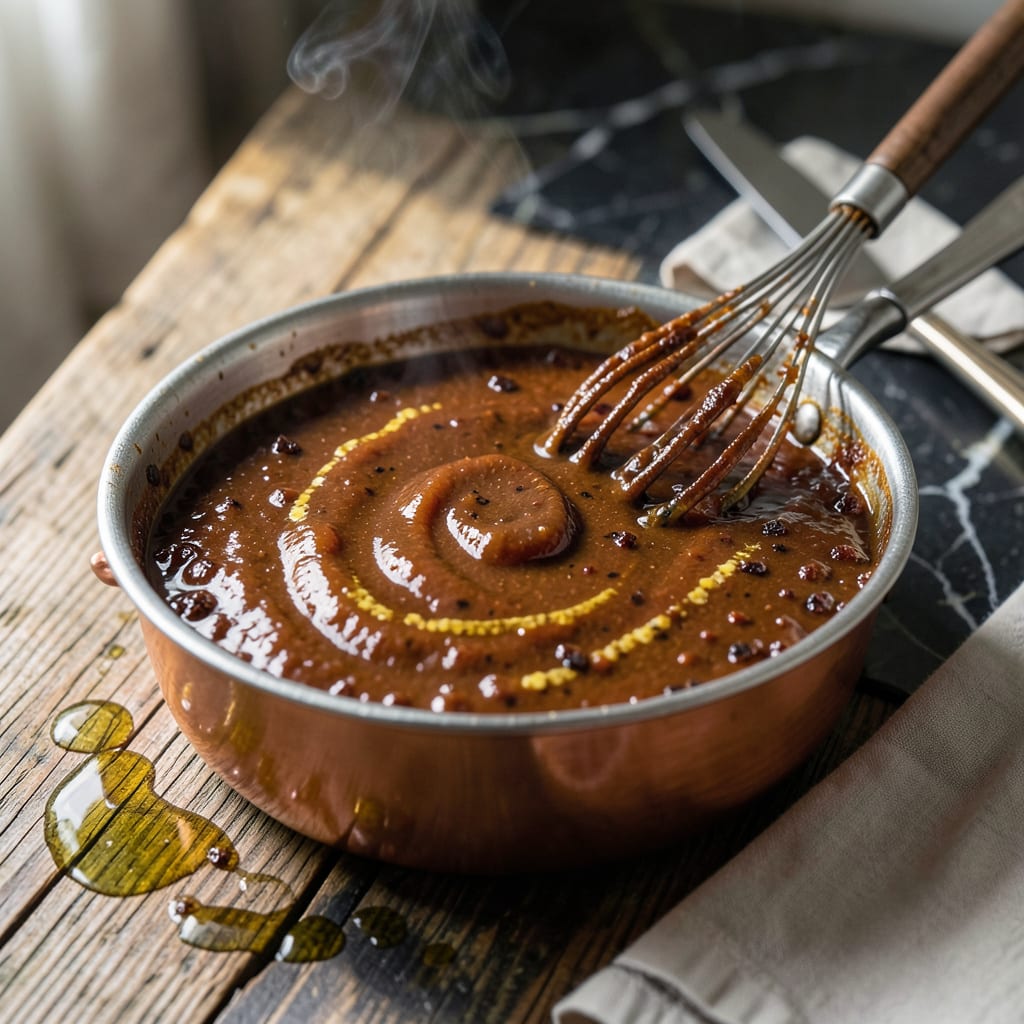 Complete Homemade BBQ Sauce Recipe Without Ketchup: Vinegar Forward Tang With Bold Spice overview image