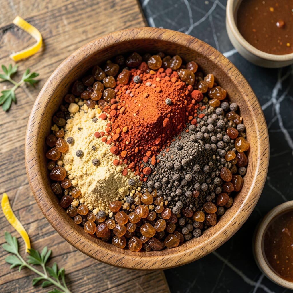 Comprehensive homemade bbq sweet rub recipe visual reference