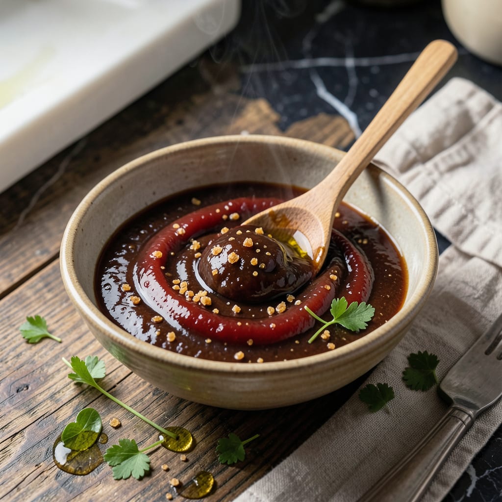 Complete Homemade Gluten Free BBQ Sauce Recipe: Tangy Molasses With A Spiced Kick overview image