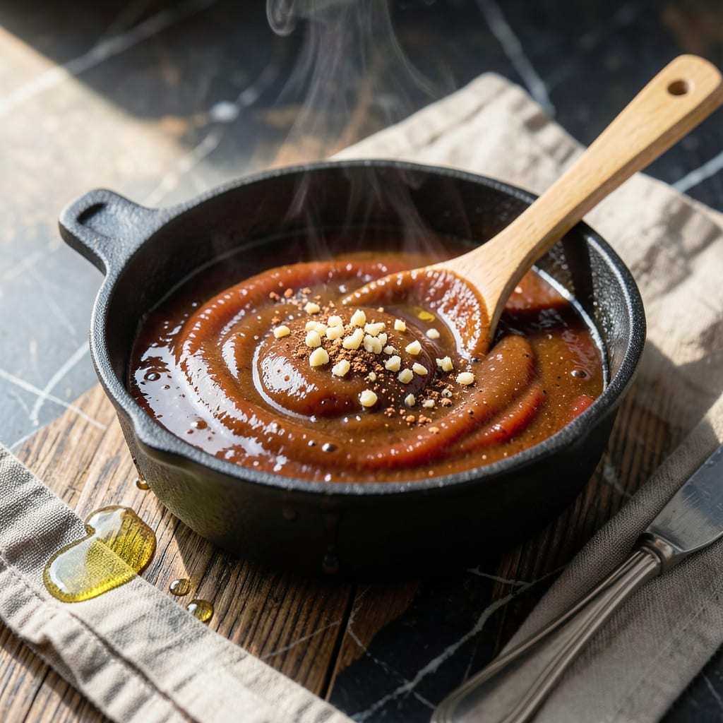 homemade honey bbq sauce recipe example with annotations