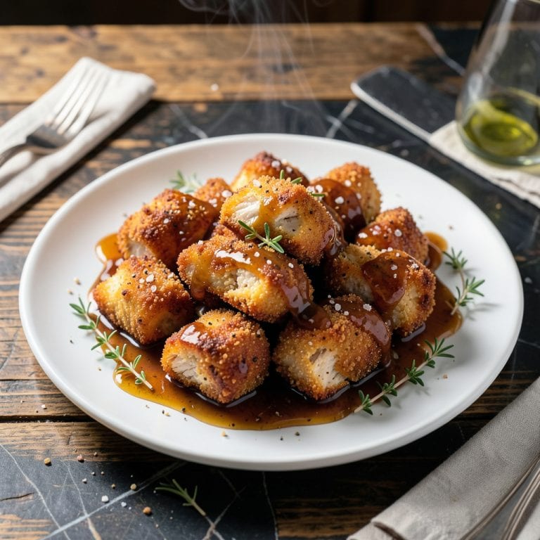 Complete honey bbq chicken bites recipe overview image