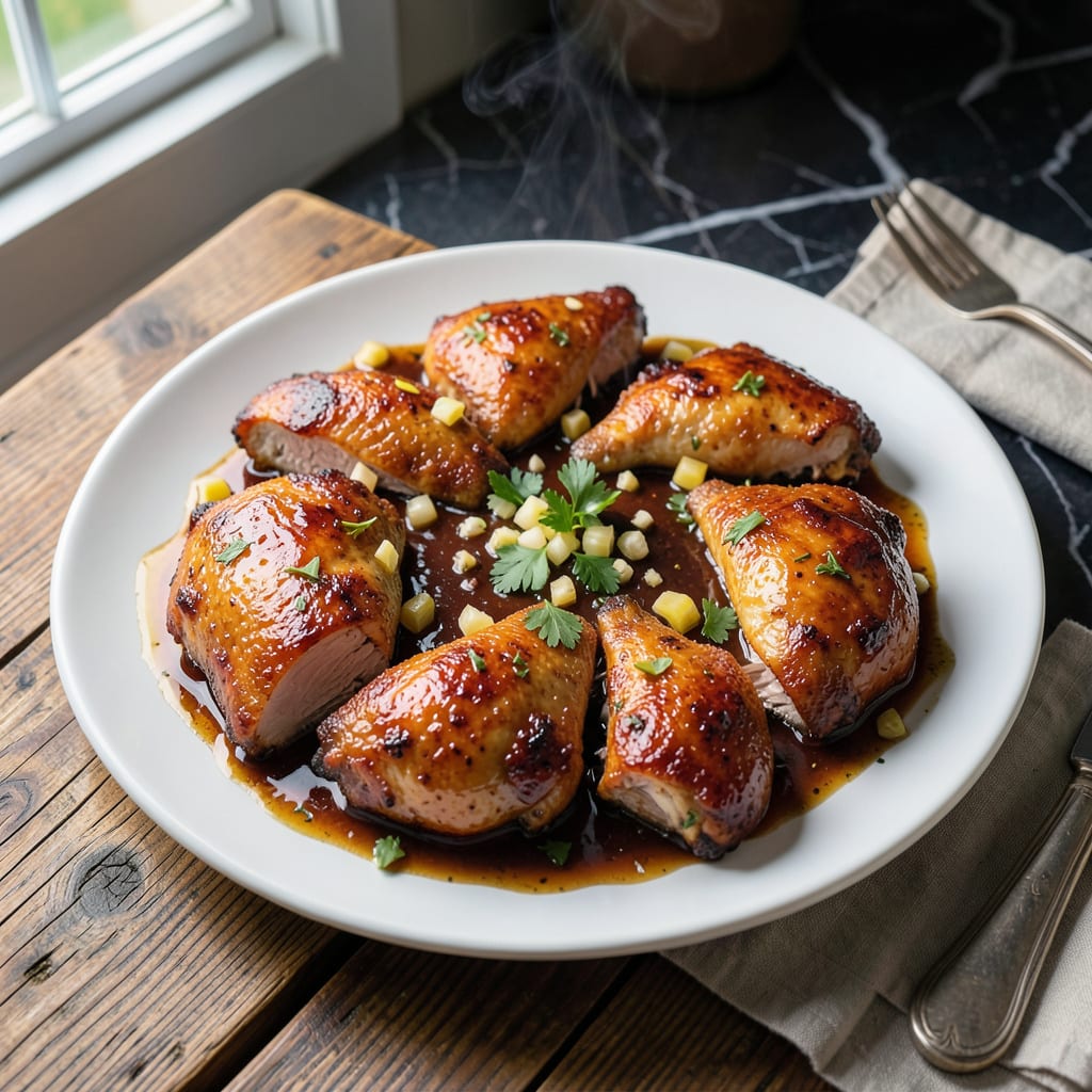 Comprehensive honey bbq chicken crock pot recipe visual reference