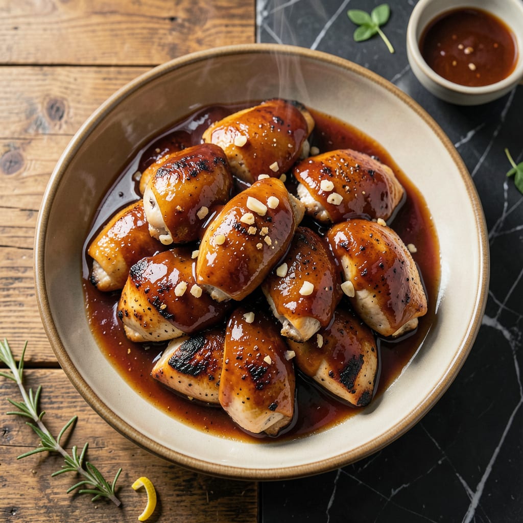 honey bbq chicken slow cooker recipe detailed visual guide