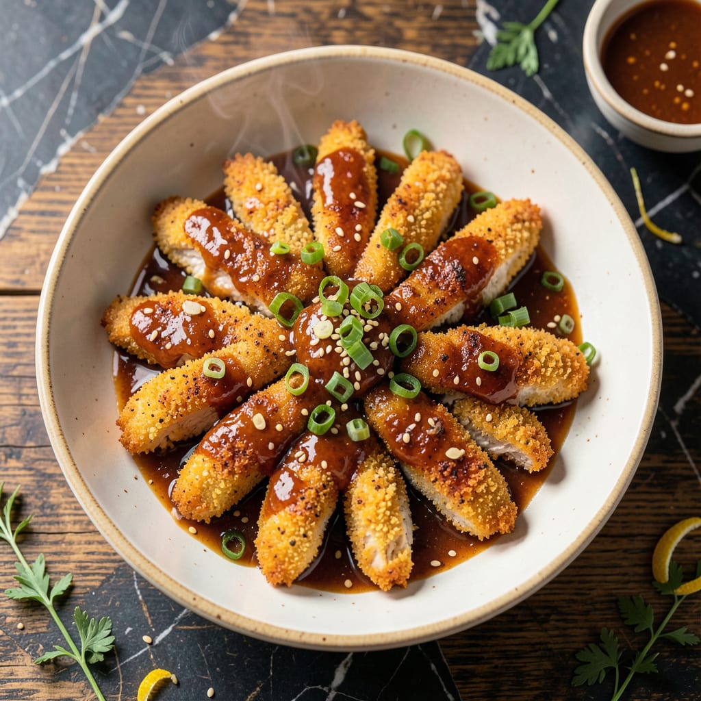 Honey BBQ Chicken Tenders Recipe: Crispy Bites With Sticky Glaze detailed visual guide