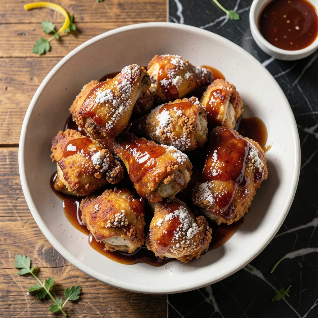 Complete Honey BBQ Fried Chicken Recipe: Sweet and Smoky Crunch in Every Bite overview image