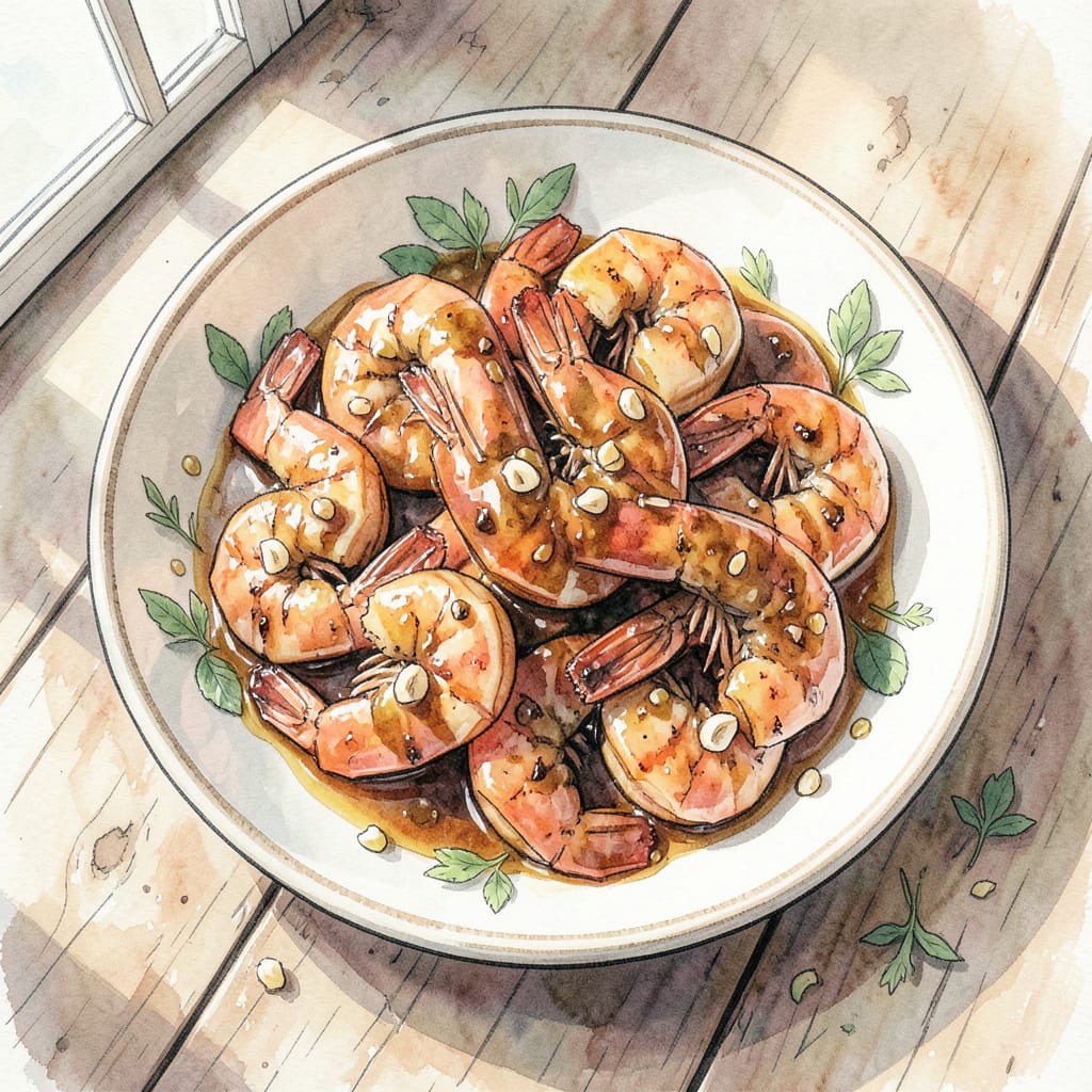 Visual representation of Honey BBQ Shrimp Recipe: Sweet & Smoky Perfection in 15 Minutes