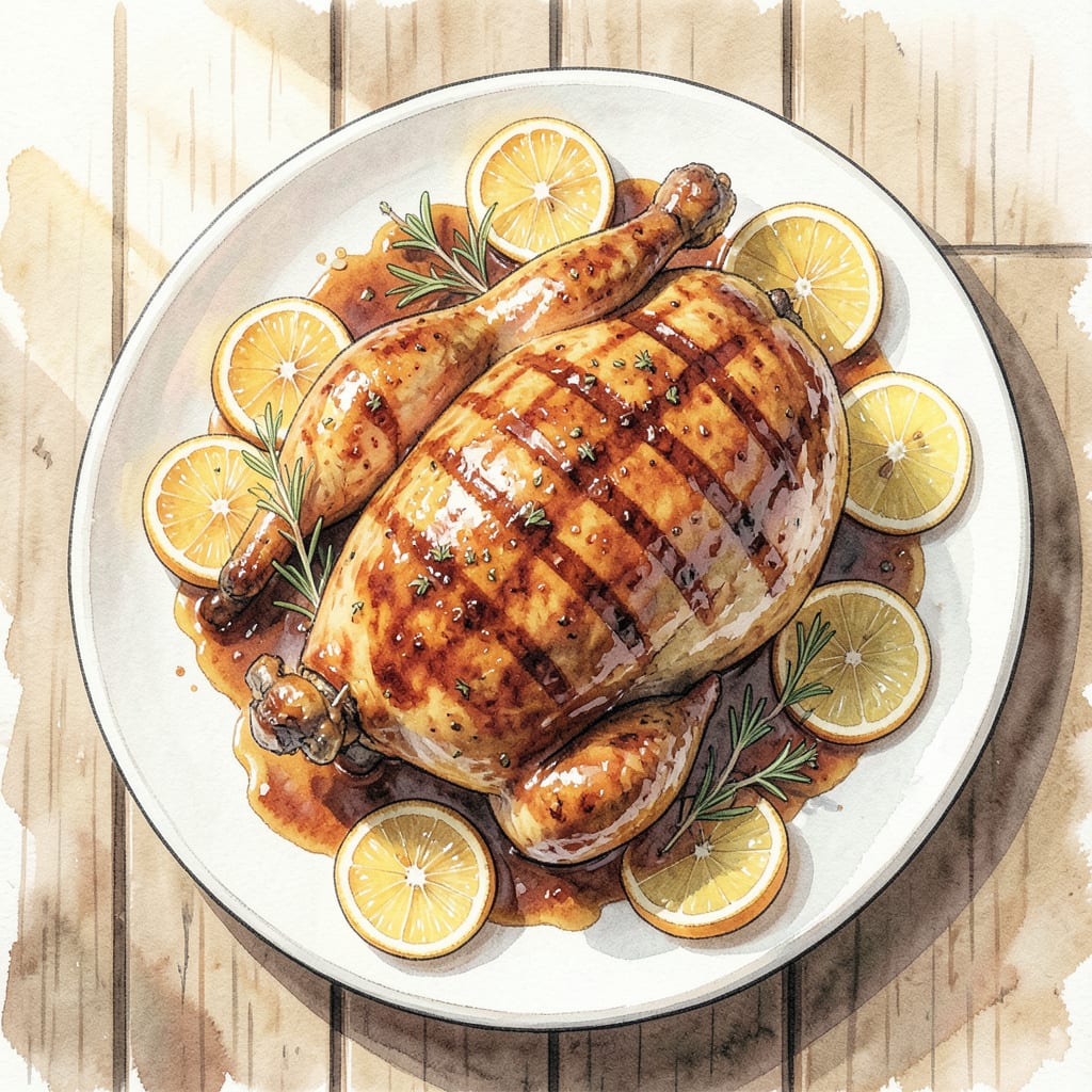 Honey BBQ Turkey Recipe: Sweet & Smoky Thanksgiving Centerpiece example with annotations