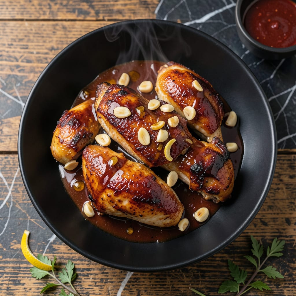 Complete Honey Roasted BBQ Recipe: Sweet and Smoky Charred Glaze overview image