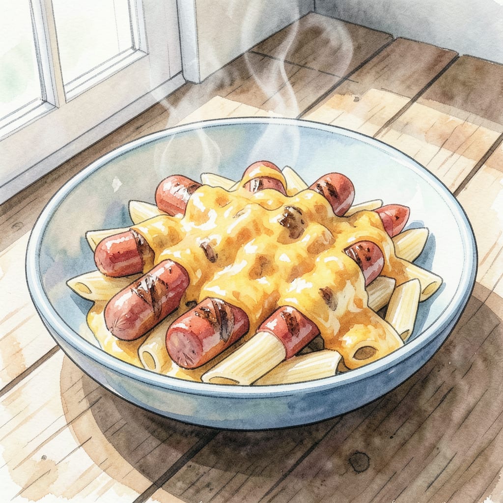 Complete Hot Dog Pasta Recipe: Comforting Weeknight Dinner Delight overview image