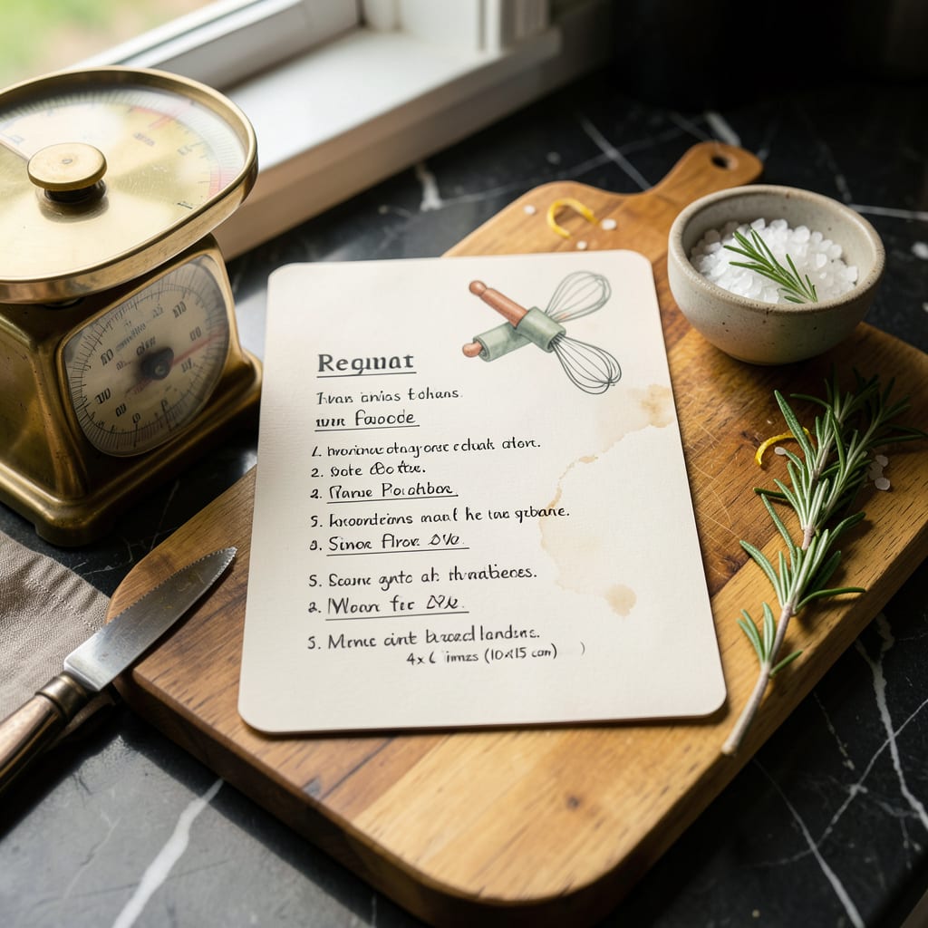 Comprehensive How Big Is a Recipe Card: Standard Sizes and Practical Uses visual reference