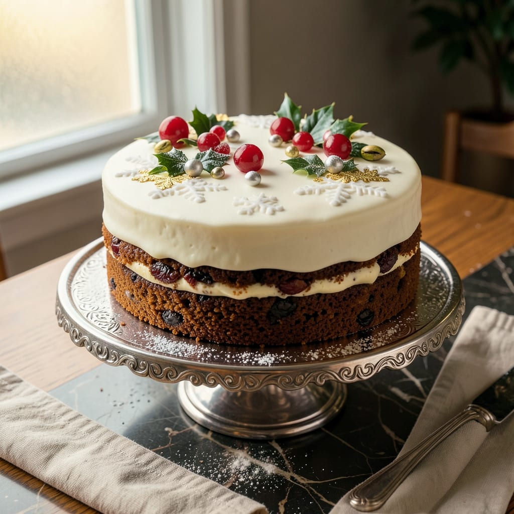 How Long Can You Keep Christmas Cake: Storage Tips for Freshness illustration with key details