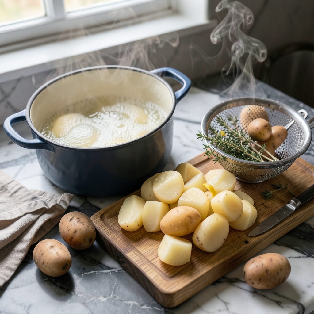 Comprehensive How Long Do You Blanch Potatoes: Exact Times for Perfect Texture visual reference
