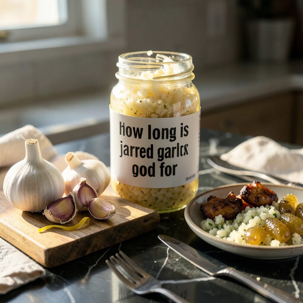 how long is jarred garlic good for example with annotations