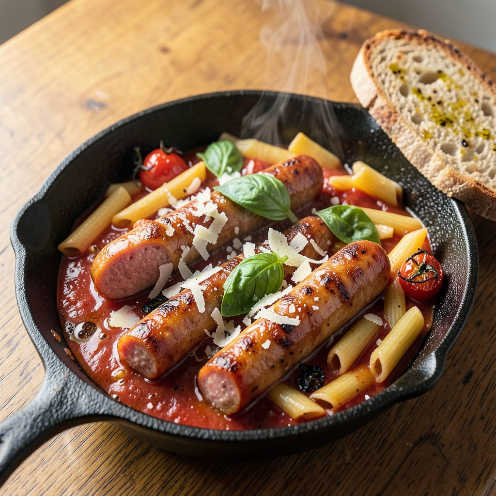 How Long to Cook Raw Sausage in Sauce: Safe Times for Perfect Flavor example with annotations