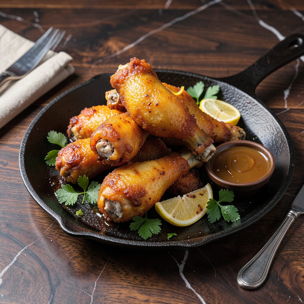 Visual representation of How Long to Fry Drumsticks at 350°F: Perfect Timing for Crispy Results