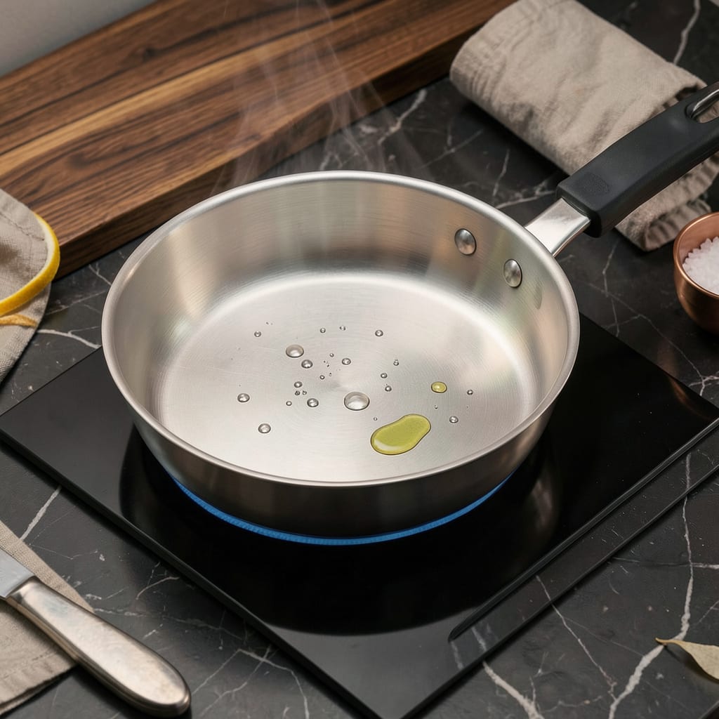 Complete How Long to Heat Up a Stainless Steel Pan: Perfect Timing for Even Cooking overview image