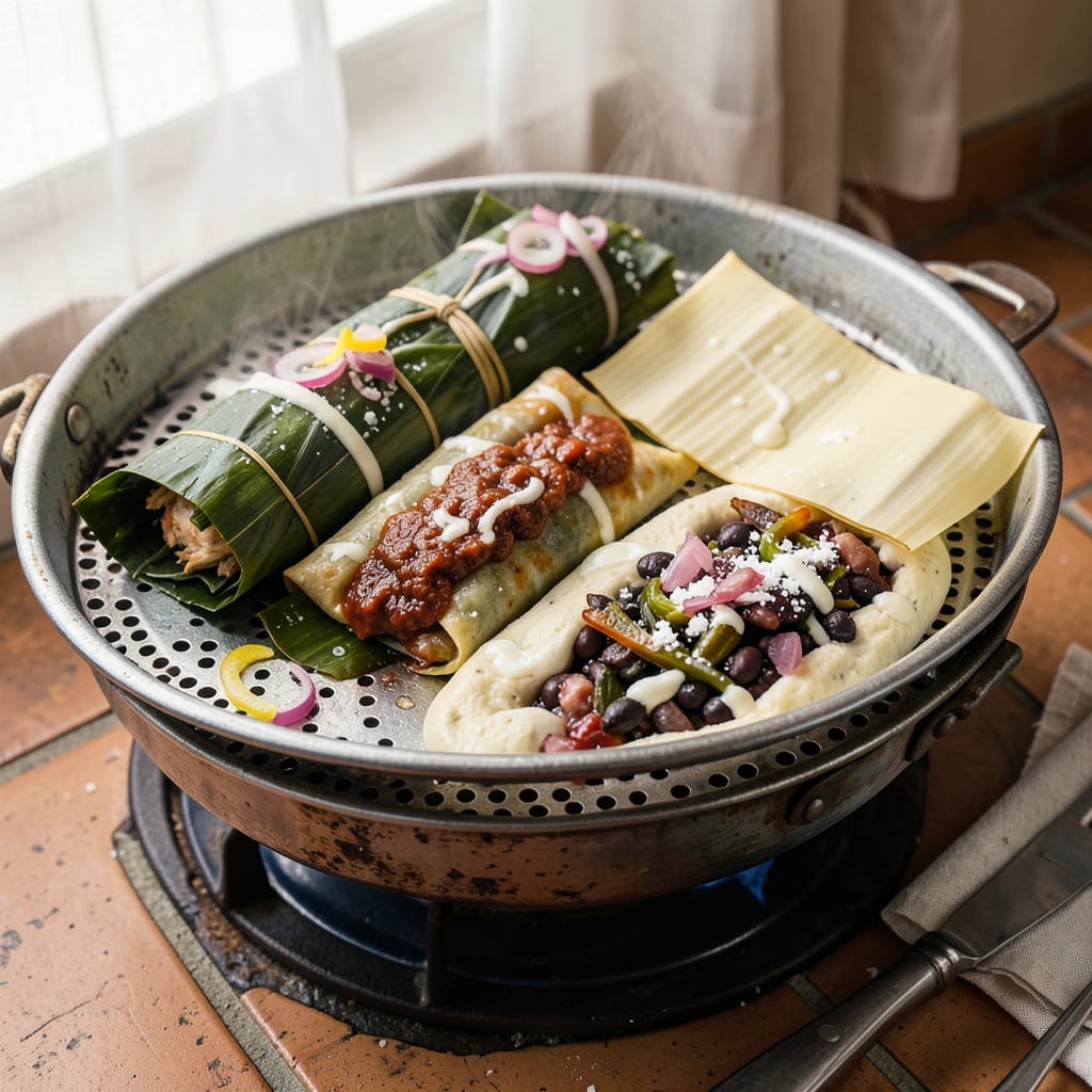 How Long to Steam Tamales on Stove: Perfect Timing and Tips example with annotations