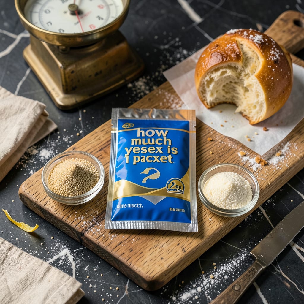 How Much Yeast Is in 1 Packet: Exact Measurement and Substitutions example with annotations