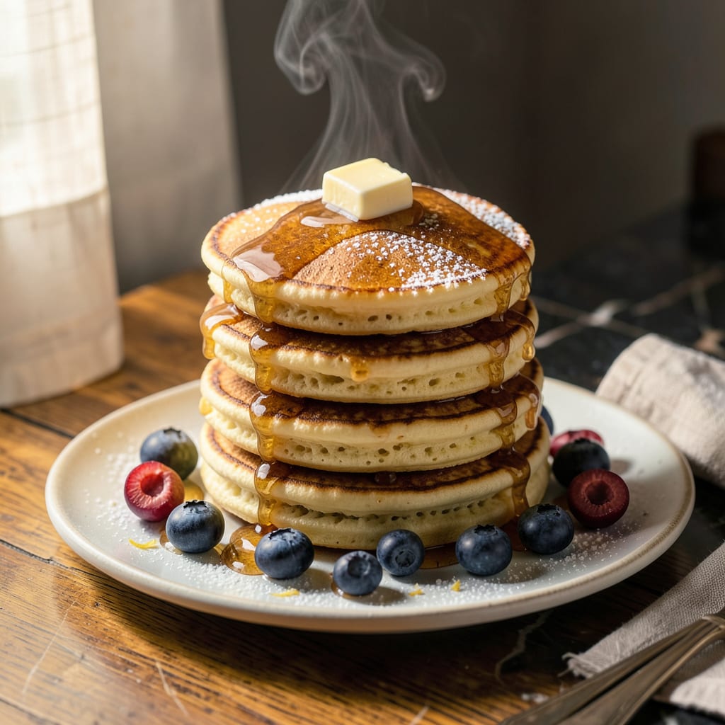 How Thick Should Pancake Batter Be: Perfect Consistency Explained illustration with key details