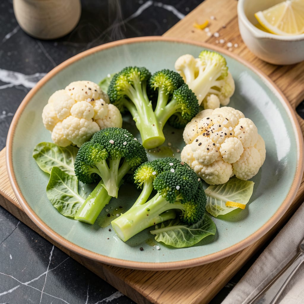 how to boil broccoli and cauliflower illustration with key details