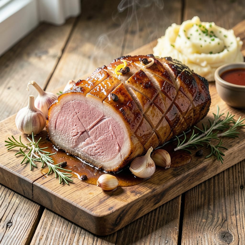 Visual representation of How to Cook a Smithfield Hardwood Smoked Ham: Step by Step Guide for Perfect Results