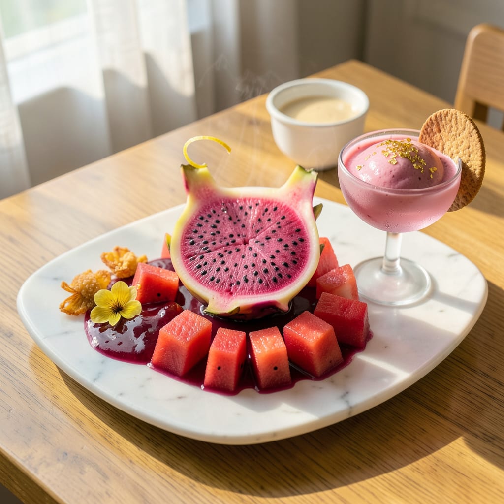 Comprehensive how to cook dragon fruit visual reference