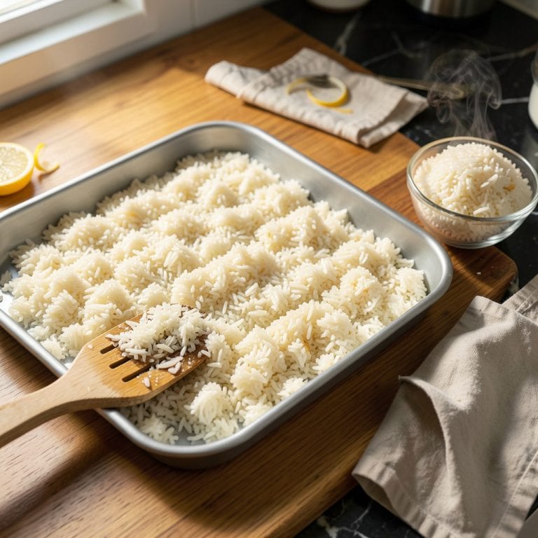 How to Cool Rice Quickly: The Chef’s Trick for Perfect Fried Rice illustration with key details