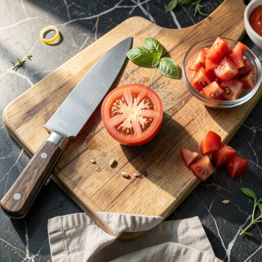 How to Dice Tomatoes for Salad: Perfect Uniform Pieces Every Time detailed visual guide