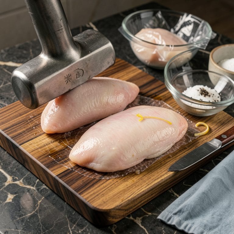 How to Flatten Chicken Breast: The Key to Even Cooking Every Time illustration with key details