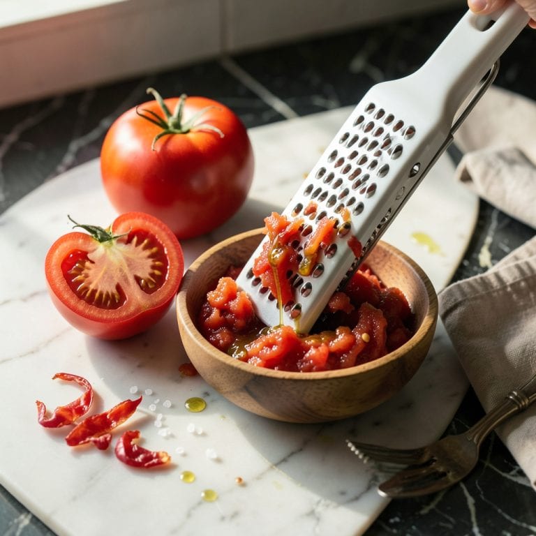 How to Grate Tomatoes: The Quickest Way to Perfect Sauce Base example with annotations
