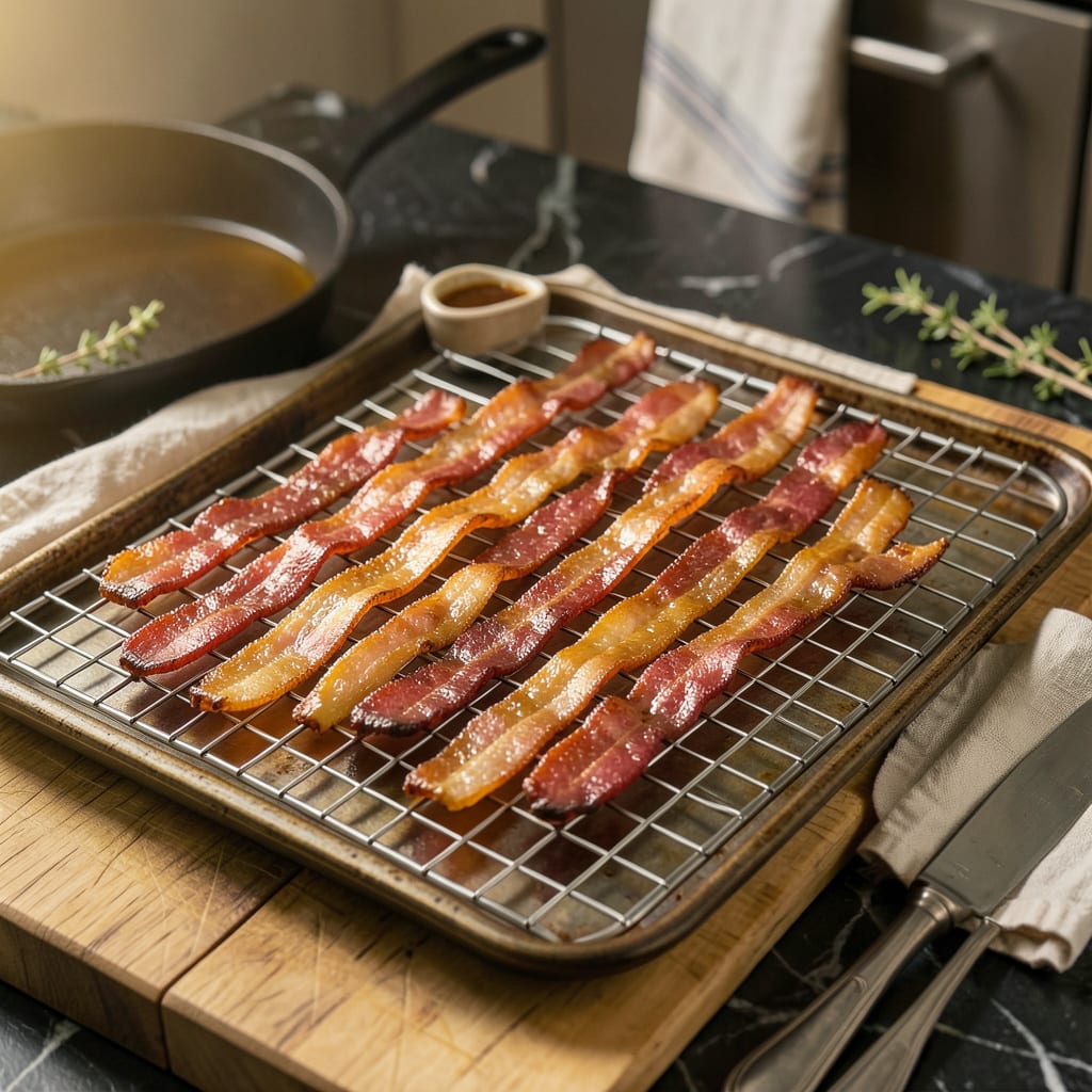 How to Keep Cooked Bacon Warm: Crispy and Ready for Serving illustration with key details
