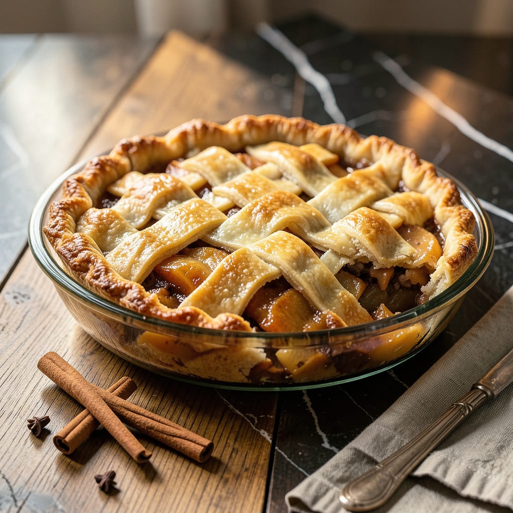 How to Keep Pie Crust From Sticking to Glass Pan: The Foolproof Trick for Perfect Slices example with annotations