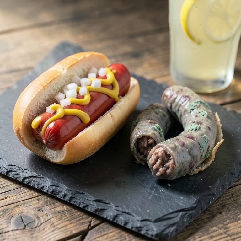 How to Know If Hot Dogs Are Bad: Signs of Spoilage and Safety Tips example with annotations