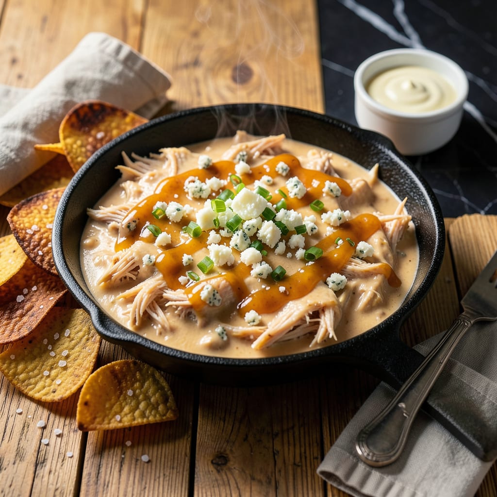 Visual representation of How to Make Buffalo Chicken Dip Less Spicy: Creamy Crowd Pleaser With Balanced Heat