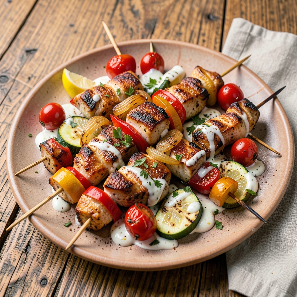 How to Make Kebabs Without a Grill: Oven Baked Skewers With Charred Flavor illustration with key details