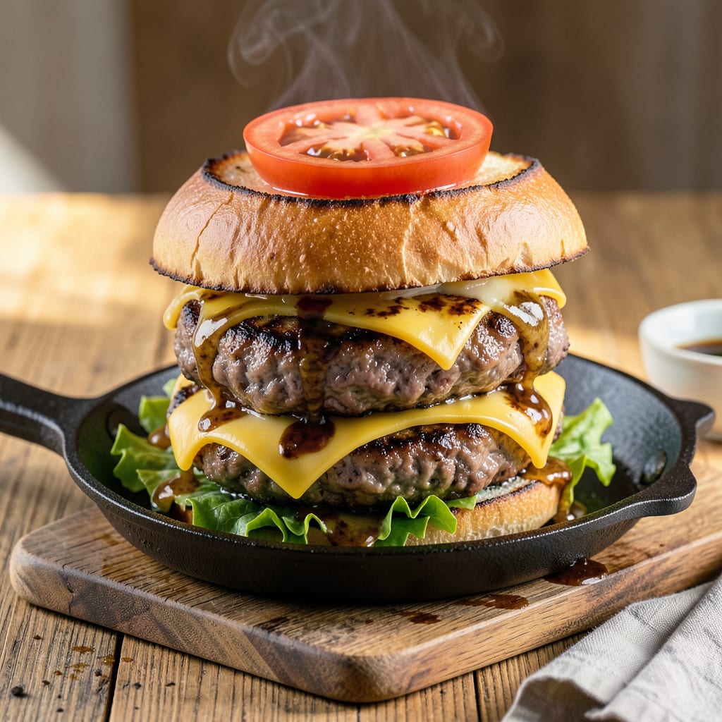 Visual representation of How to Pan Fry Burgers Without Burning: Juicy Results Every Time