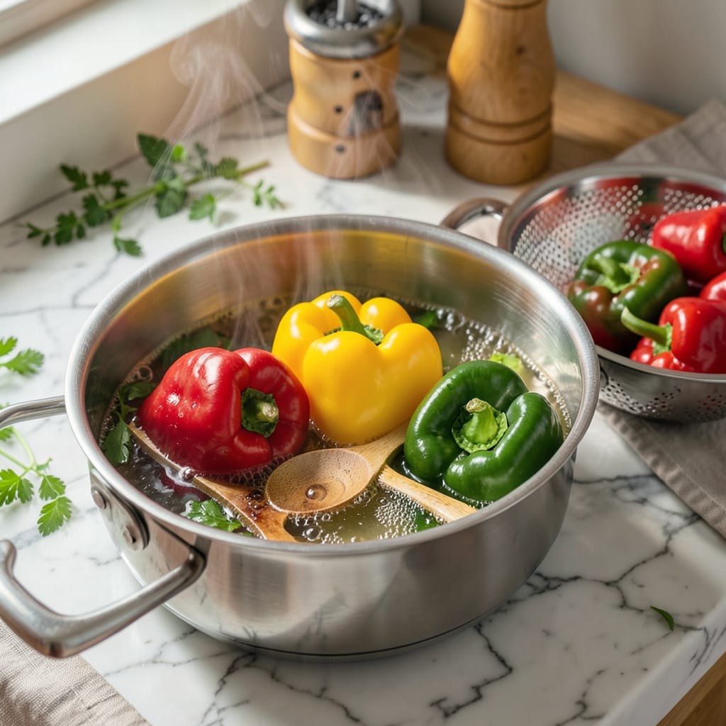 How to Parboil Peppers: The Secret to Tender Crisp Texture Every Time detailed visual guide