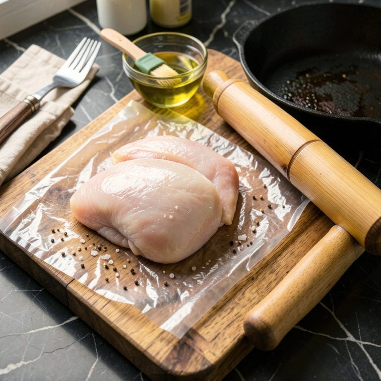 How to Pound Chicken Breast Without a Mallet: The Foolproof Kitchen Hack example with annotations