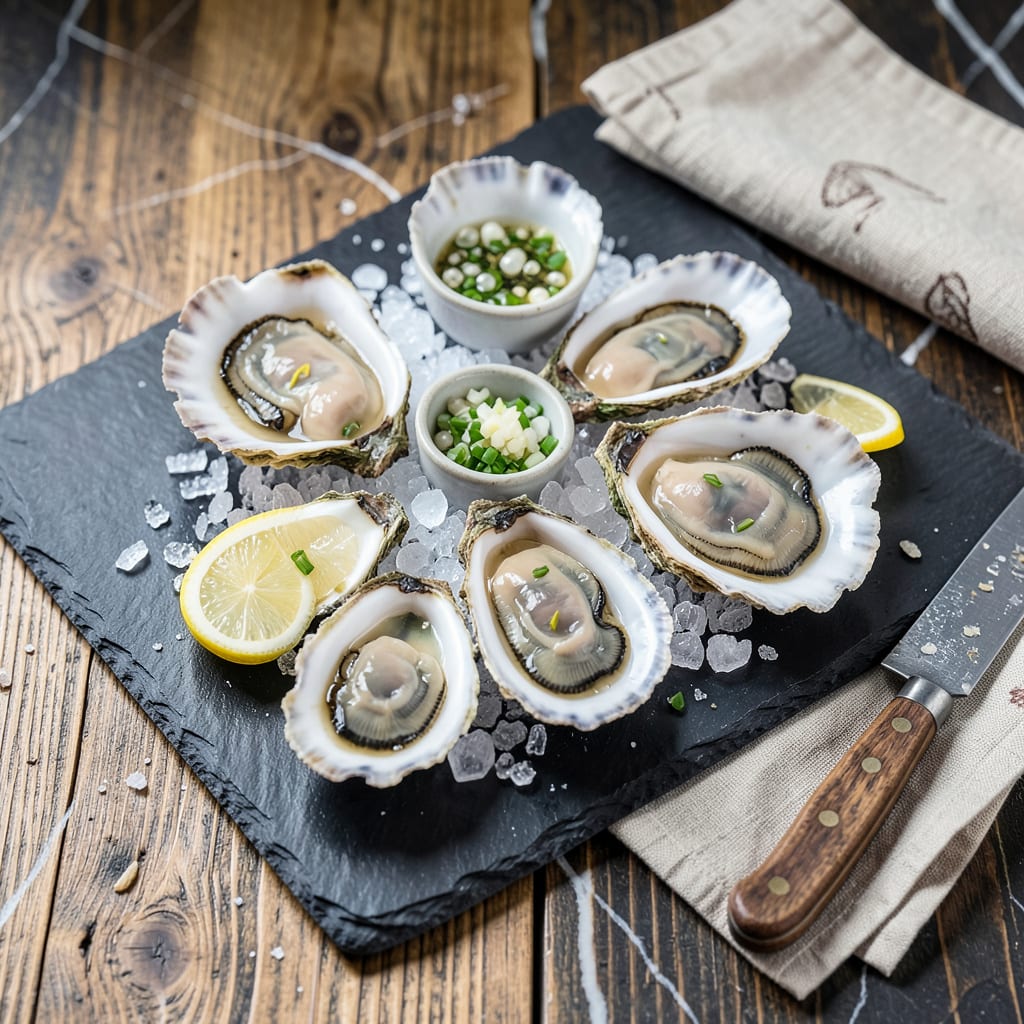 How to Prepare Raw Oysters at Home: Shucking Secrets for Perfect Results example with annotations