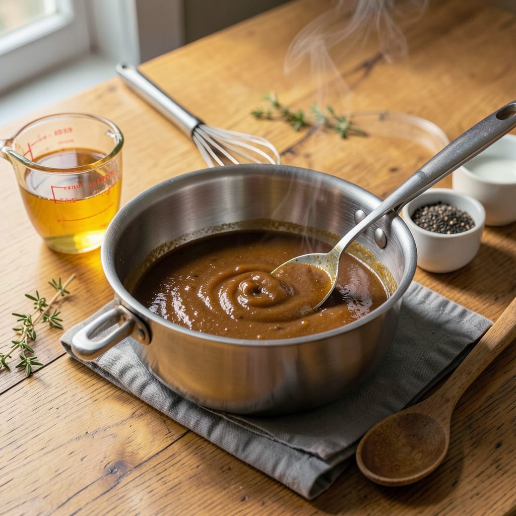 how to reduce salt in gravy illustration with key details