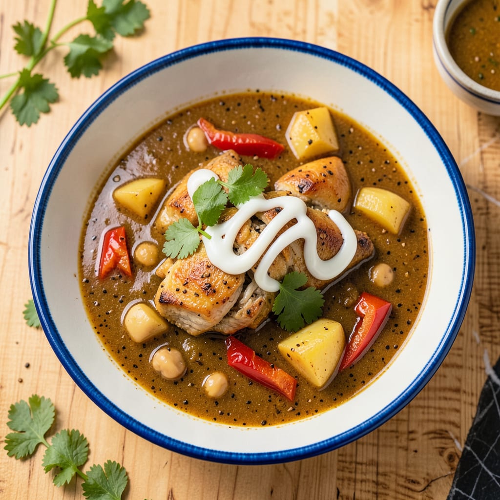 Visual representation of how to reduce spiciness in curry