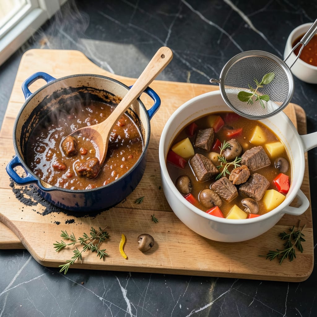Visual representation of How to Remove Burnt Taste From Stew: 5 Quick Fixes That Work