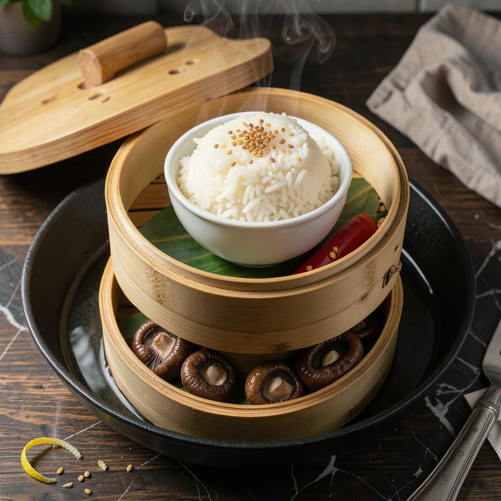 How to Steam Rice in a Bamboo Steamer: Fluffy Grains Every Time detailed visual guide