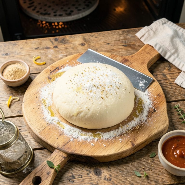 How to Stop Pizza Dough From Sticking: The Foolproof Trick for Perfect Crust example with annotations