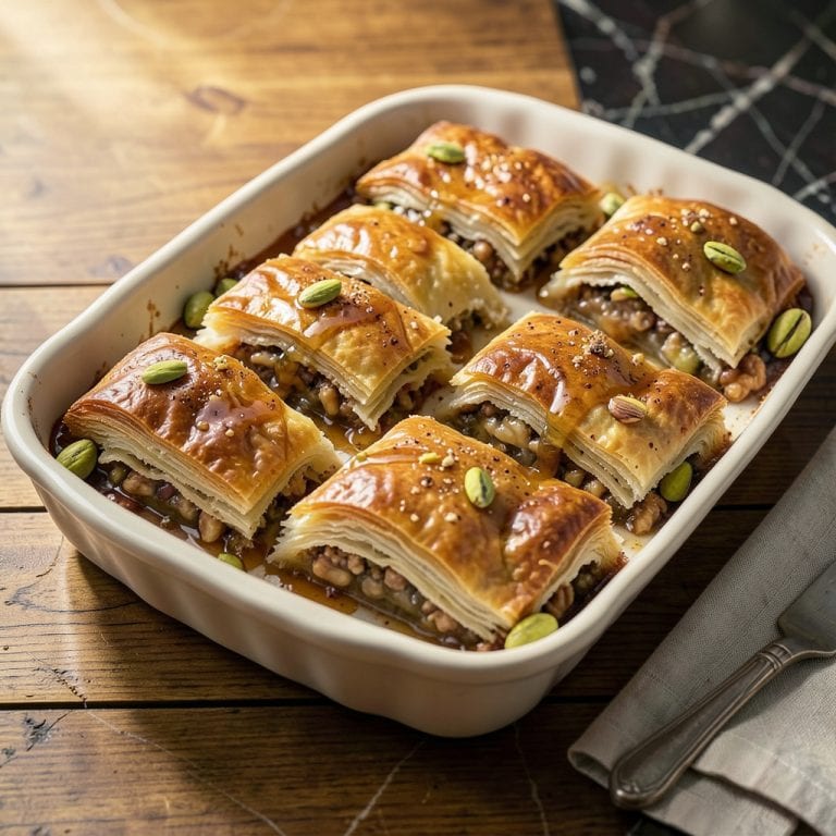 Visual representation of How to Store Baklava Overnight: Keep It Fresh and Crisp for Morning