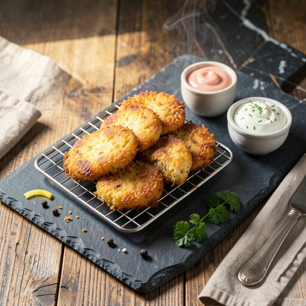 How to Store Latkes: Keep Them Crispy for Days Ahead illustration with key details