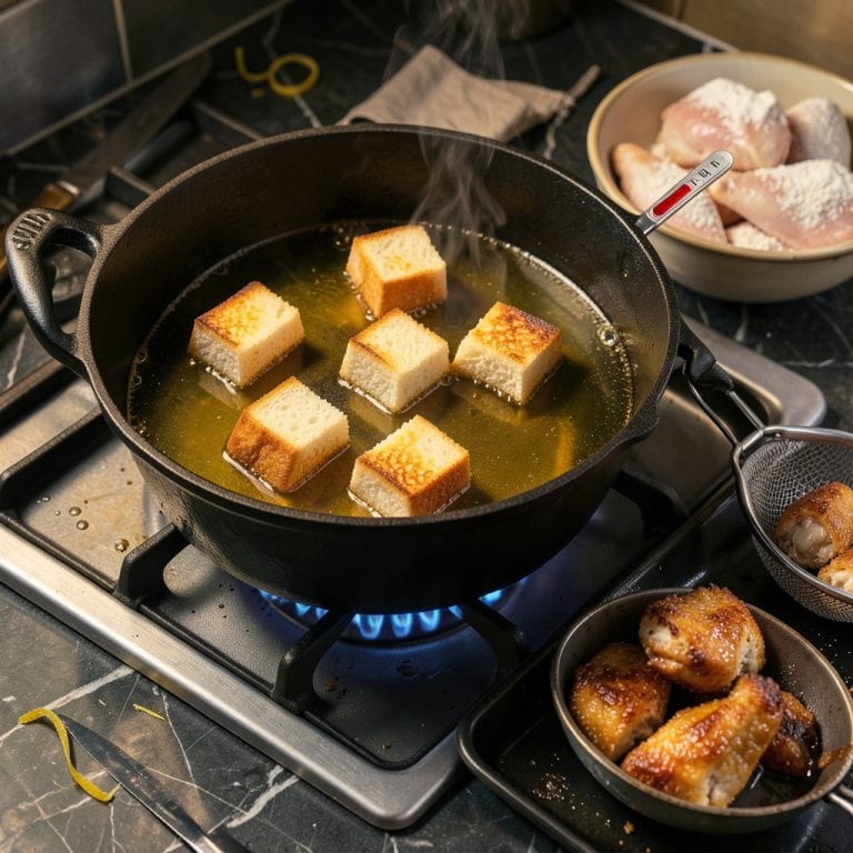 How to Tell When Oil Is Hot Enough to Fry: The Foolproof Test for Perfect Results illustration with key details
