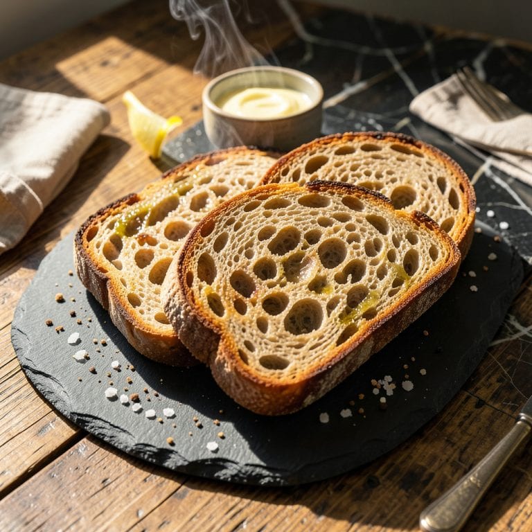 How to Toast Sourdough Bread: Crispy Edges and Warm Chewy Centers illustration with key details