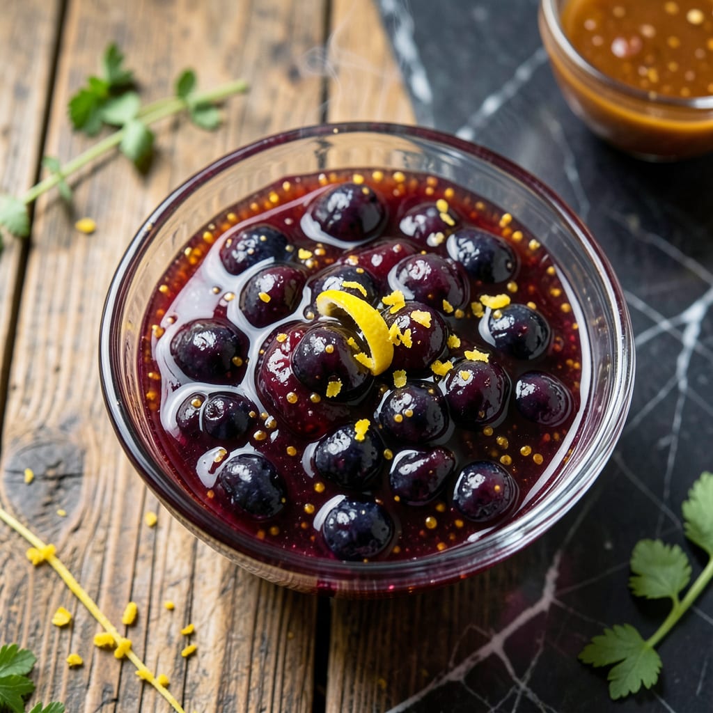 huckleberry jam recipe low sugar detailed visual guide